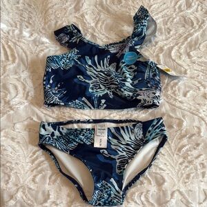 Carter's Navy and White Kids Bikini Set